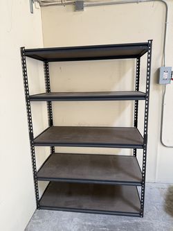 5 Tier Steel Garage Storage Shelving Rack 48W x 24D x 72H Local Pickup