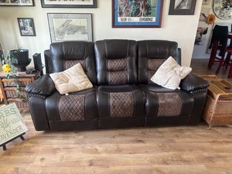 Leather couch