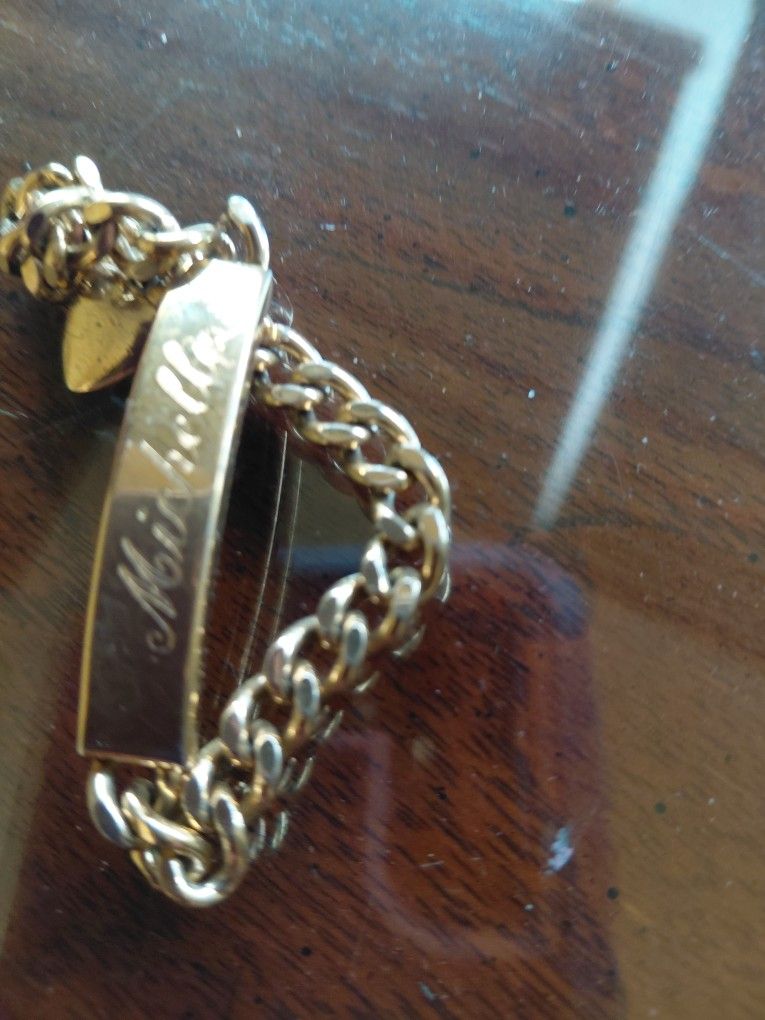 Kids Bracelet With GOLdden Tone