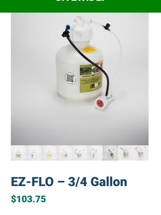 EZ Flow 3/4 Gallon Hose Drip Fertilizer Injector