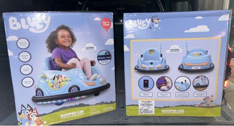 6V Bluey Bumper Car Ride On Toy For Children