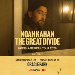 Noah Kahan Tickets (4 total)