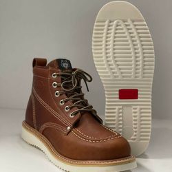 Botas de Piel De México Cómodas Para Trabajar 