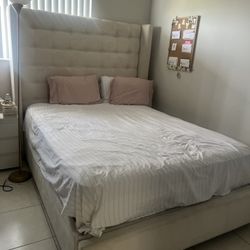 Queen Bed frame With Storage 