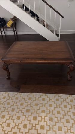 Wood Coffee Table 54x38x17