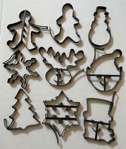 Williams Sonoma Pancake Cookie Molds - Set Of 9 Like New