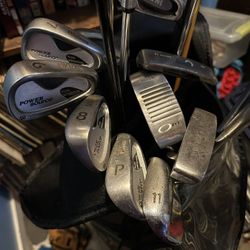 STILL AVAILABLE MAKE ME AN OFFER Top Flite 2000 XL Golf Club Bag With 18 Golf Clubs