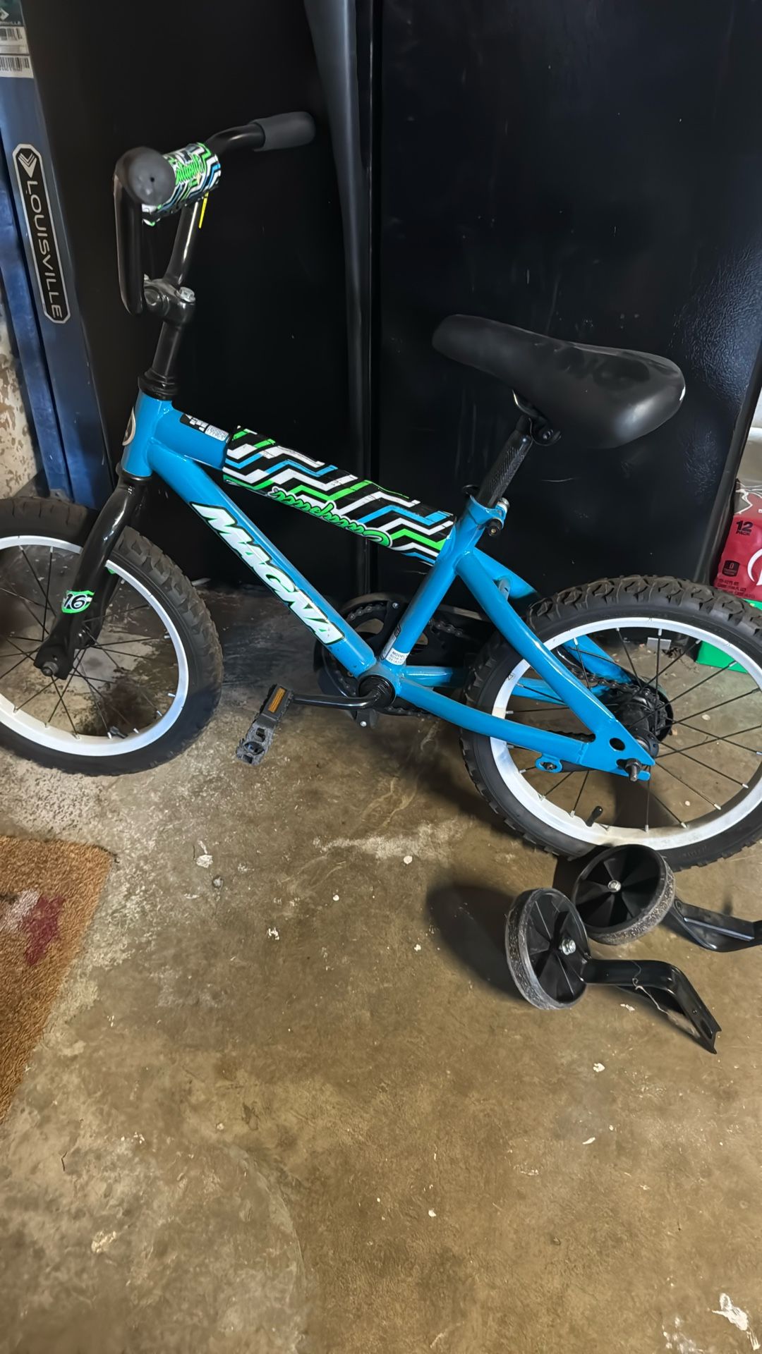 Boys 12” Bike With Training Wheels
