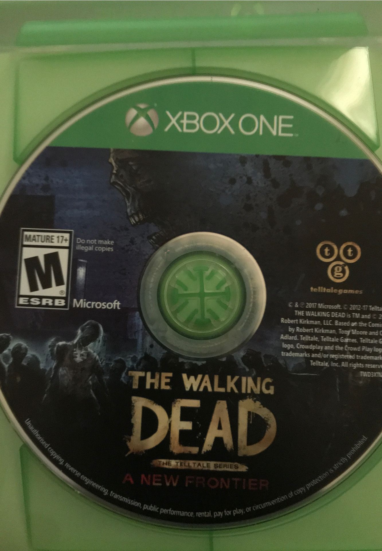 The walking dead the telltale series Xbox1 game
