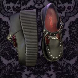 Pleaser Demonia Creeper-215 3" Platform SIZE:6