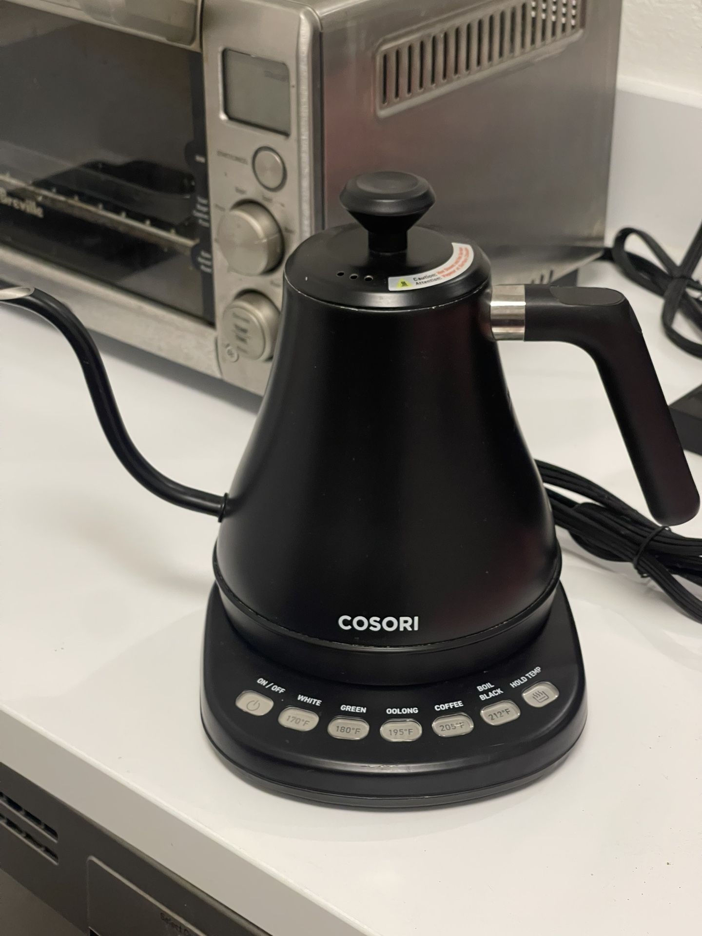 COSORI Electric Gooseneck Kettle with 5 Temperature Control Presets, Pour Over Kettle for Coffee & T