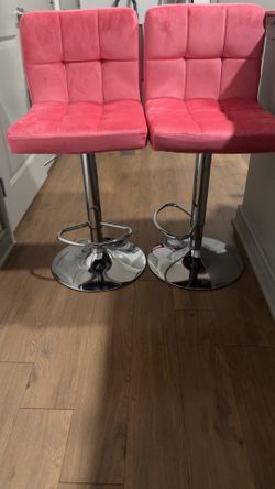 Pink Bar Stools