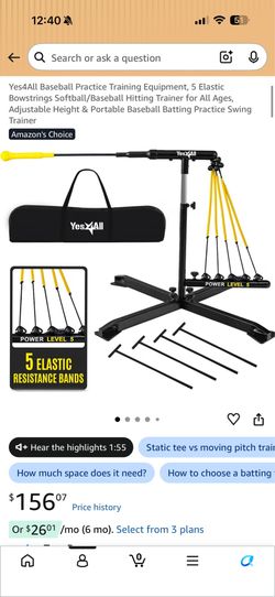 Yes4all Baseball Hitting Training Aid