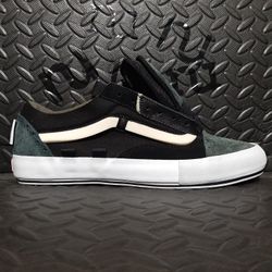 Vans old skool 'deconstruct' black white 721454 size 12