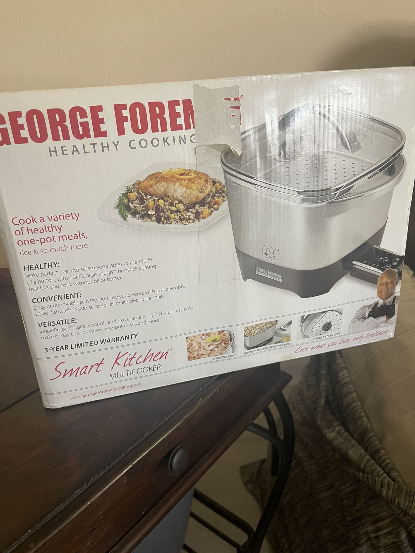 George Foreman Smart Kitchen Steamer