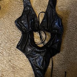 Holographic Bathing Suit/ Club Wear
