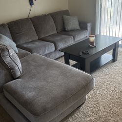 Sectional Couch And Coffee Table