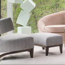 Egos Lounge Chair And Ottoman By Donghia 