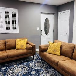 Living Room Couch / Sofa Set Of 2 