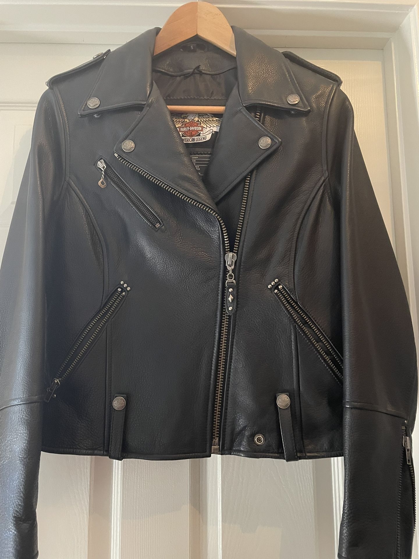 Harley Black Leather Jacket