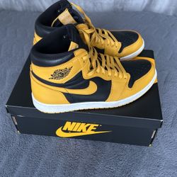 Jordan 1 Retro High OG Pollen Size 10.5 Man And Size 11 Man