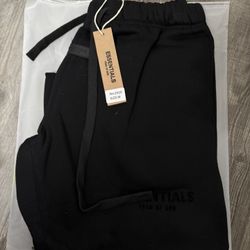 Black Essentials Sweatpants