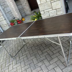 Folding  Rectangle Table 6 Foot