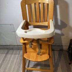 Wooden High Chair 
