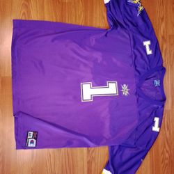 Vintage Birmingham Bolts XFL Champion Football Jersey Men’s  48(XL) Purple