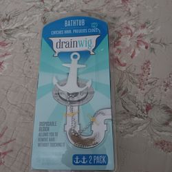 New 2 Pack Bathtub Drain Wig