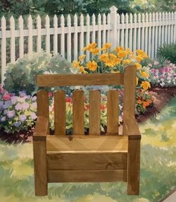 Wood planters