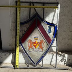 Stained Glass From Tudor Style House 