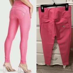 NWT Freddy WR.UP Candy Pink Leather Pants