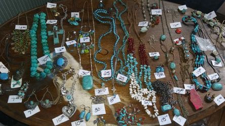 Turquoise jewelry individually priced