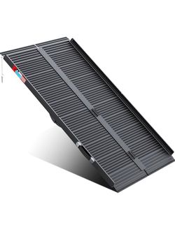 Portable aluminum ramp