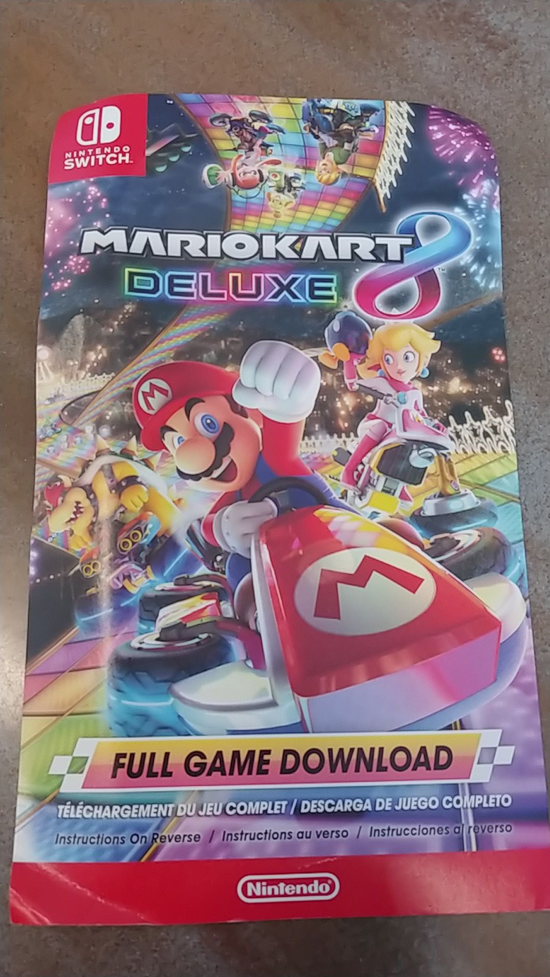 Mario kart 8 deluxe digital (switch) download trade for Sale in 