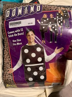 Domino Costume Set NEW retail package Adult Unisex 1 size fits all
