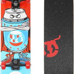 Brand New in Box (10)
Nitro Circus Red Skateboard, Complete, (31" Inch x 7.75" Inch) 9 Ply Maple, 53mm Wheels, 