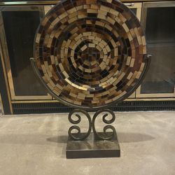 Stained Glass Decoration Plate