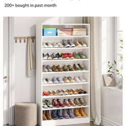 White Wood Bookshelf