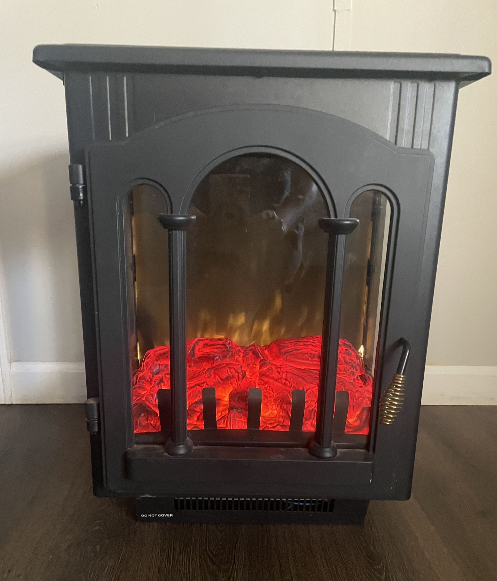Antarctic Star 3D Infrared Electric Fireplace Stove, Freestanding Fireplace Heater Adjustable Brightness,Portable,Thermostat,Overheating Protection,ET