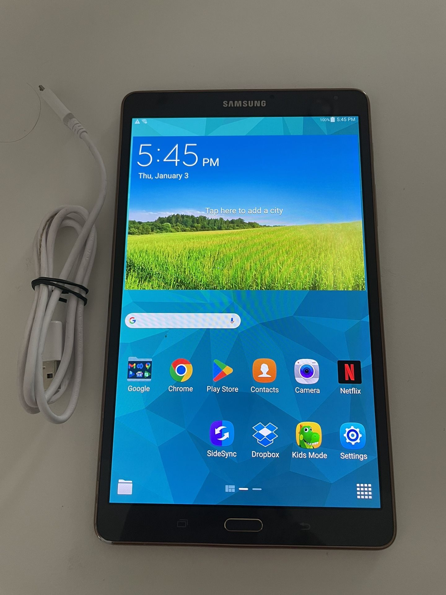 Samsung Tablet Model SM -T700 Tested And Working