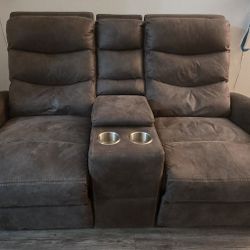 Recliner Two-Seat Couch