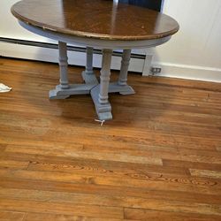 Solid Wood Round Dining Table