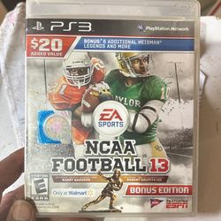 ncaa football bonus edition ps3 
