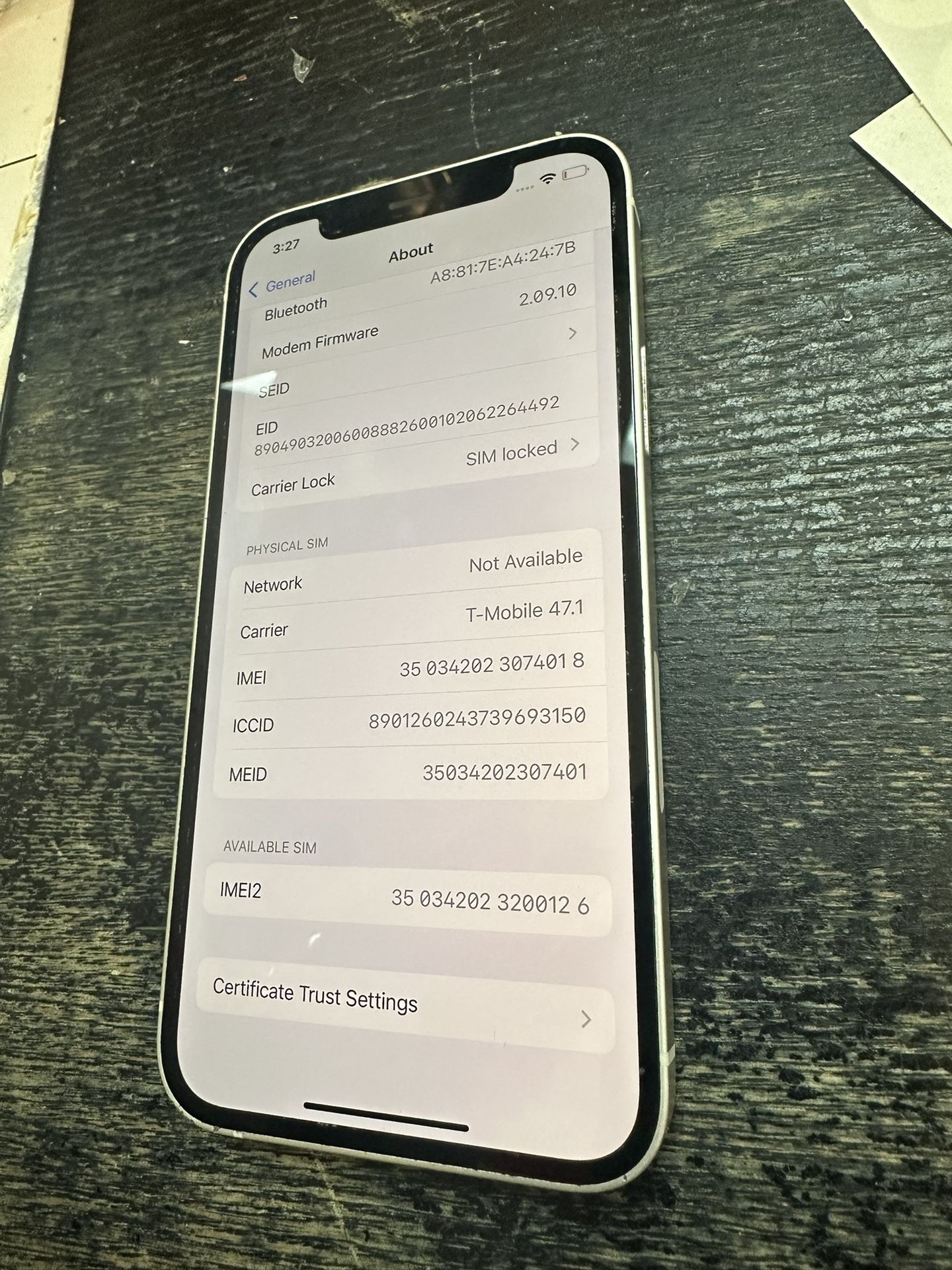 Apple iPhone 12 128GB T-Mobile Or Metro