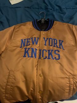 BID* Championship knicks coat signed by JOHN STARKS