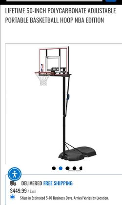 Lifetime portable hoop