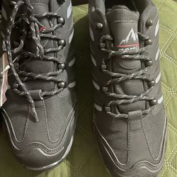 NORTIV 8 Men's Ankle High Waterproof Hiking Boots Outdoor Lightweight Shoes Trekking Trails