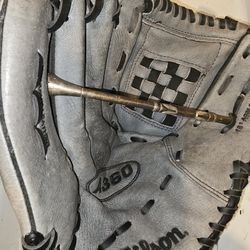 WILSON A360 BLACK/GRAY BASEBALL GLOVE 13"